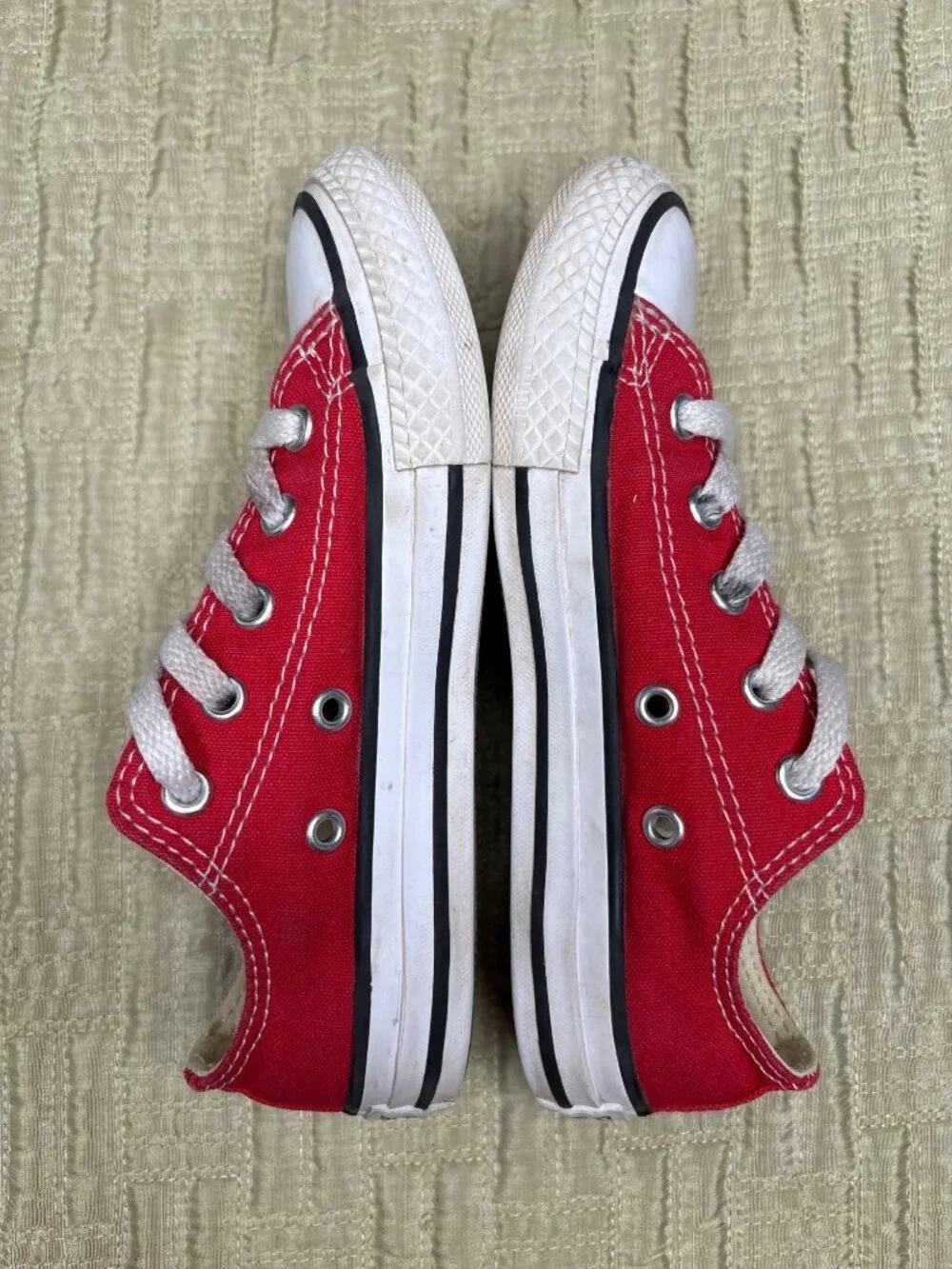 Little Kids' 12 Converse All Star Red Low Chuck Taylors
